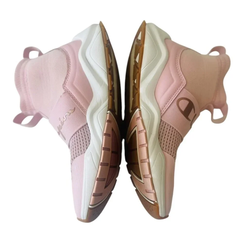 Pink Champion Meloso Rally Pro shoes athletic wear sneakers size 6.5 - Picture 9 of 15